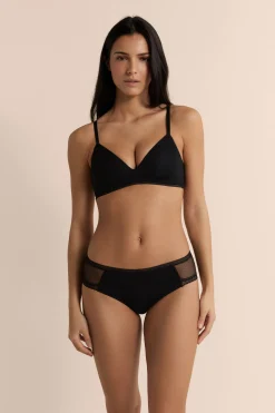 Shorty avec détails en dentelle