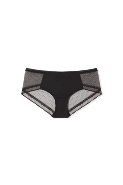 Shorty avec détails en dentelle