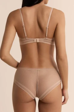 Shorty avec détails en dentelle