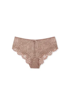 Shorty en dentelle irisé
