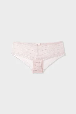 Shorty en dentelle irisée