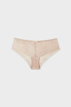 Shorty en dentelle irisée