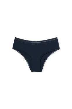 Shorty en microfibre avec détails dentelle
