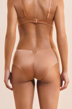 Shorty en microfibre satiné