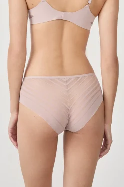 Shorty en microfibre satinée