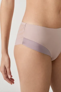 Shorty en microfibre satinée