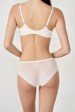 Shorty en microfibre satinée