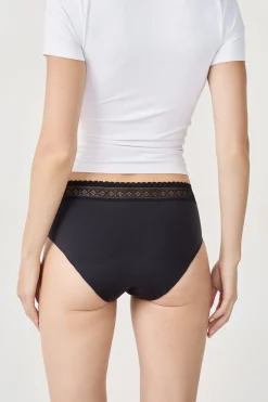 Shorty menstruel en coton - Flux moyen