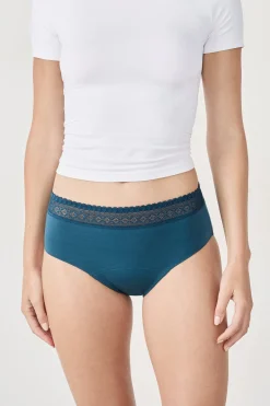 Shorty menstruel en coton - Flux moyen