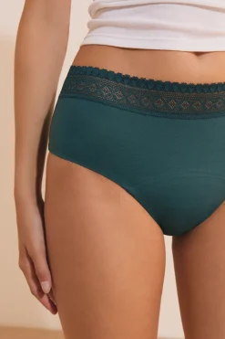 Shorty menstruel en coton - Flux abondant