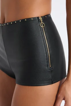 Sorty boyleg en cuir