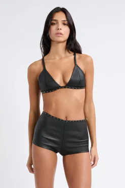 Sorty boyleg en cuir