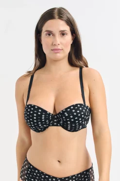 Soutien-gorge balconnet coques fines en tulle