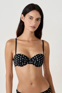 Soutien-gorge balconnet coques fines en tulle