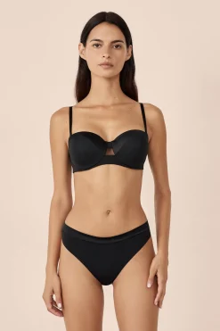 Soutien-gorge bandeau coques fines bretelles amovibles