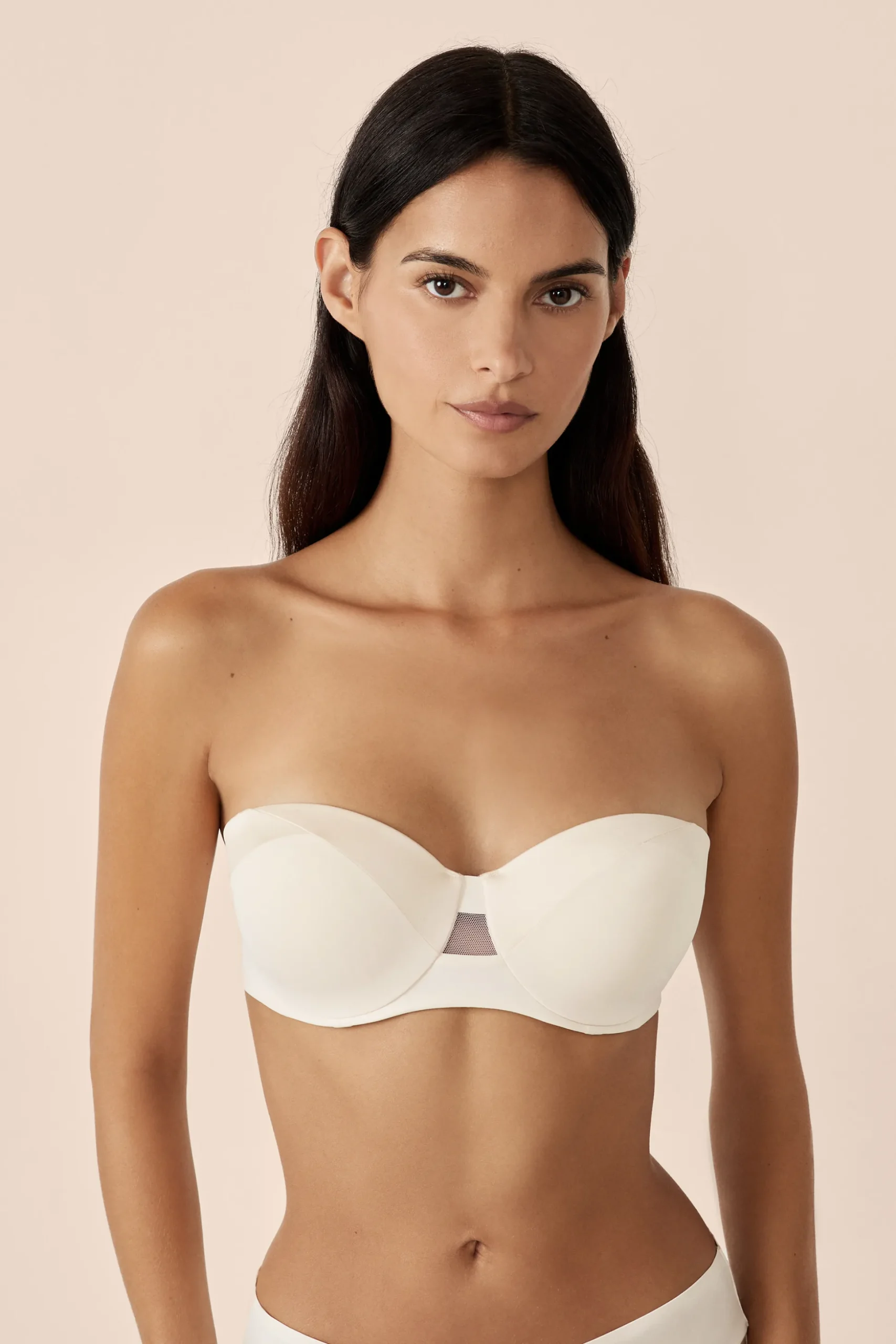 Soutien-gorge bandeau coques fines bretelles amovibles