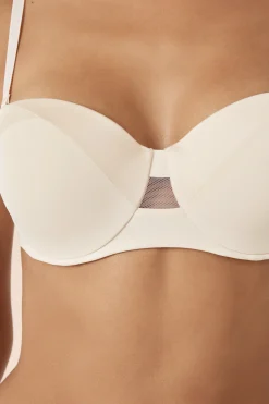 Soutien-gorge bandeau coques fines bretelles amovibles