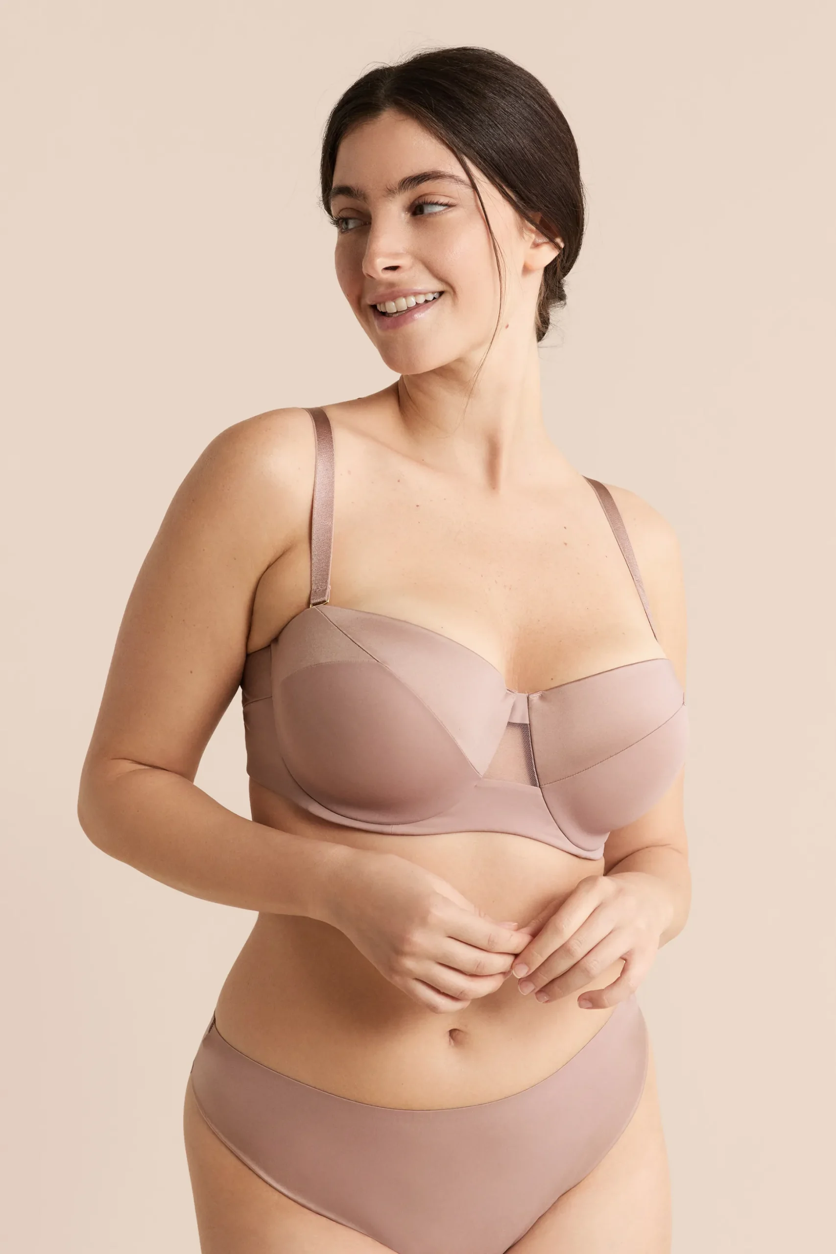 Soutien-gorge bandeau coques fines