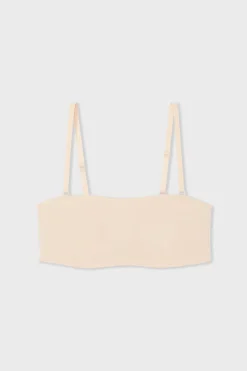 Soutien-gorge bandeau en microfibre