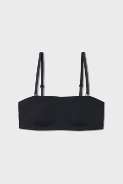 Soutien-gorge bandeau sans armatures en microfibre