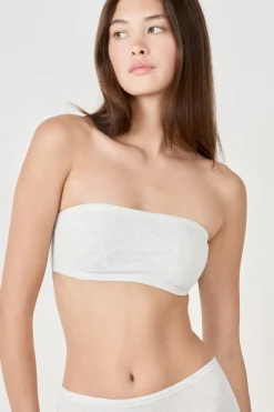 Soutien-gorge bandeau sans armature en coton biologique extensible