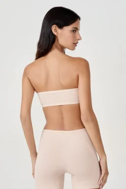 Soutien-gorge bandeau sans armatures en coton biologique extensible