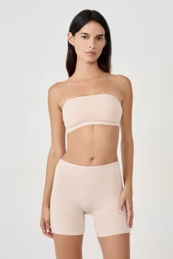 Soutien-gorge bandeau sans armatures en coton biologique extensible