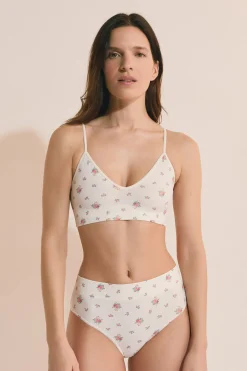 Soutien-gorge brassière col V