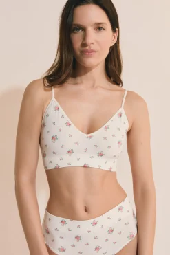 Soutien-gorge brassière col V