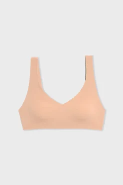 Soutien-gorge brassière en microfibre avec pads amovibles