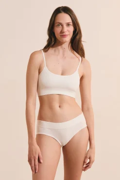Soutien-gorge brassière en pointelle
