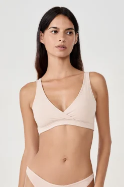 Soutien-gorge brassière réversible en coton biologique extensible