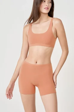 Soutien-gorge brassière réversible en coton biologique extensible