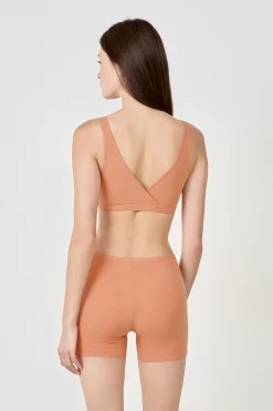 Soutien-gorge brassière réversible en coton biologique extensible
