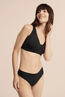 Soutien-gorge brassière sans armatures post-mastectomie avec ouverture devant
