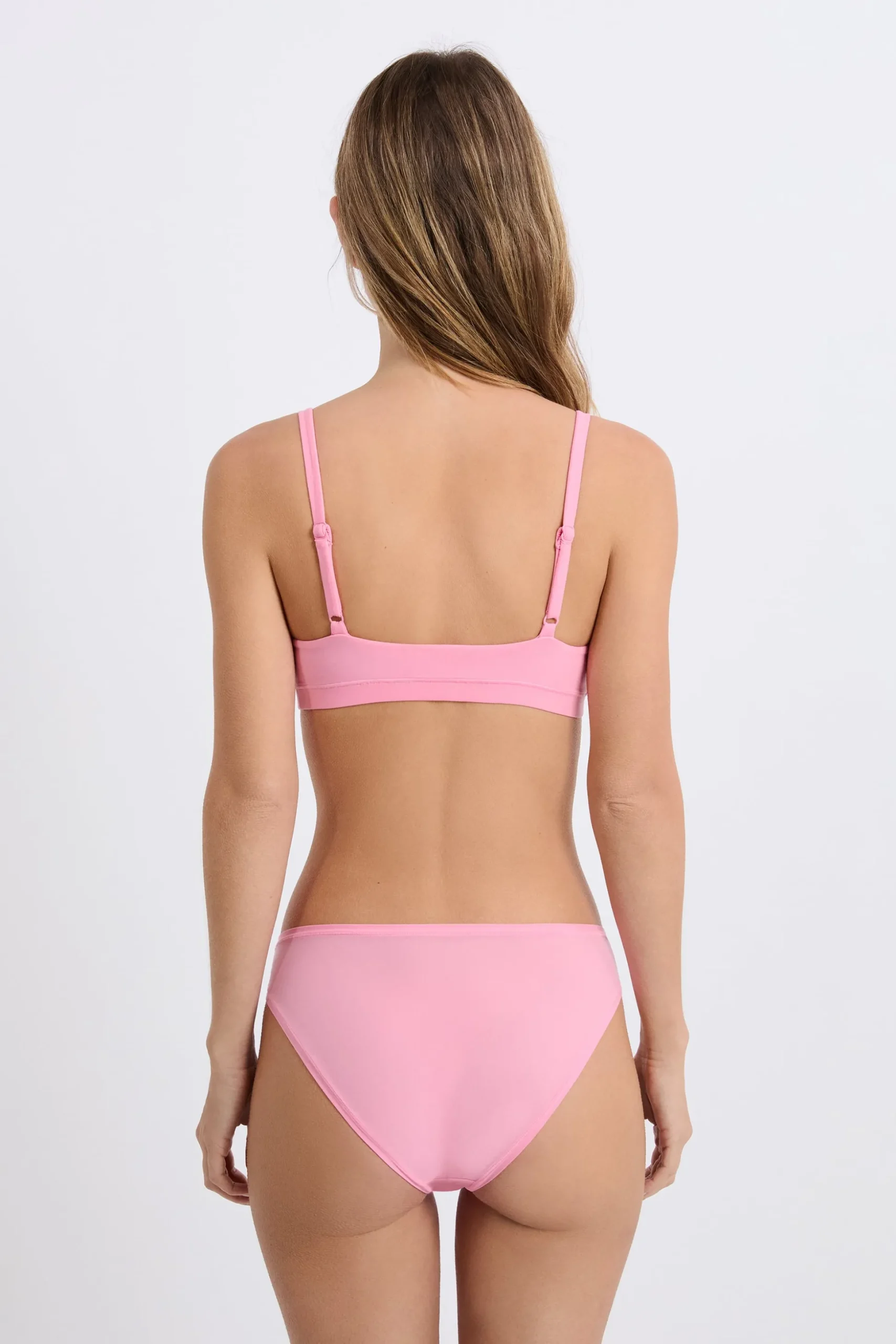 Soutien-gorge brassière sans armatures en microfibre