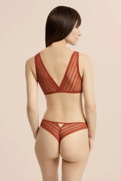 Soutien-gorge brassière sans armatures post-mastectomie avec ouverture devant
