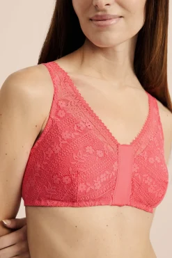 Soutien-gorge brassière sans armatures post-mastectomie avec ouverture devant