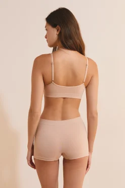 Soutien-gorge brassière sans coutures en coton biologique