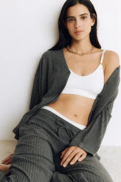 Soutien-gorge brassière sans coutures en coton biologique