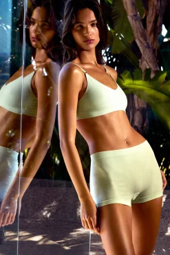 Soutien-gorge brassière sans coutures en coton biologique