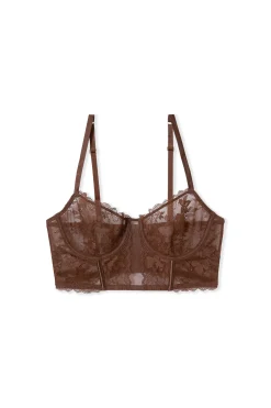 Soutien-gorge bustier avec broderie