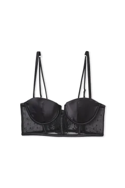 Soutien-gorge bustier en broderie