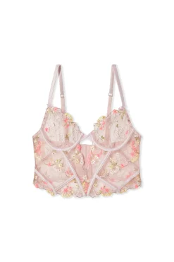 Soutien-gorge bustier en broderie