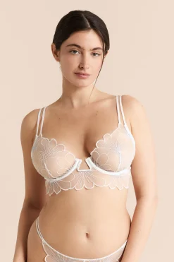 Soutien-gorge bustier en broderie