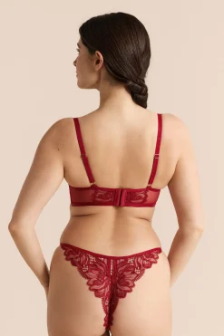 Soutien-gorge bustier en guipure