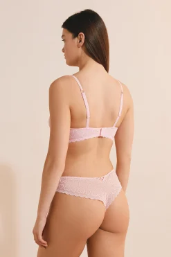 Soutien-gorge classique avec motifs cœurs