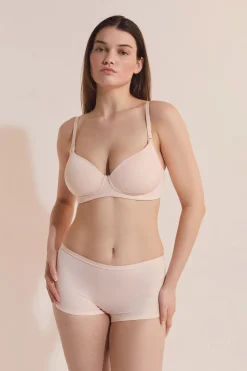 Soutien-gorge coques fines, clips d'allaitement