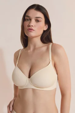 Soutien-gorge coques fines, clips d'allaitement