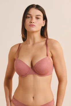 Soutien-gorge coques fines en dentelle